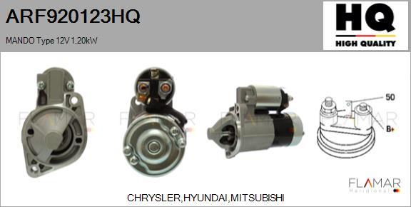 FLAMAR ARF920123HQ - Démarreur droxauto.com