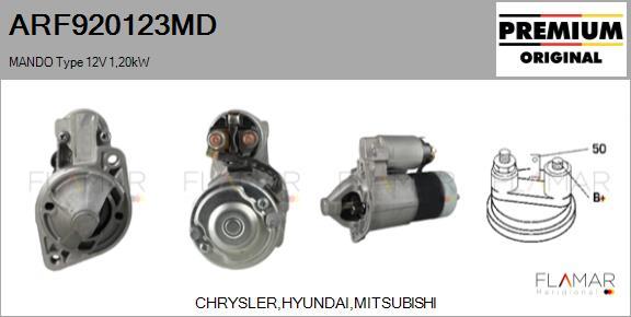 FLAMAR ARF920123MD - Démarreur droxauto.com