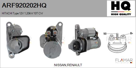 FLAMAR ARF920202HQ - Démarreur droxauto.com