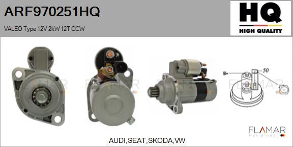 FLAMAR ARF970251HQ - Démarreur droxauto.com