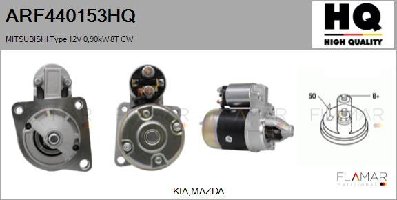 FLAMAR ARF440153HQ - Démarreur droxauto.com