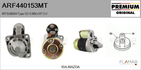 FLAMAR ARF440153MT - Démarreur droxauto.com