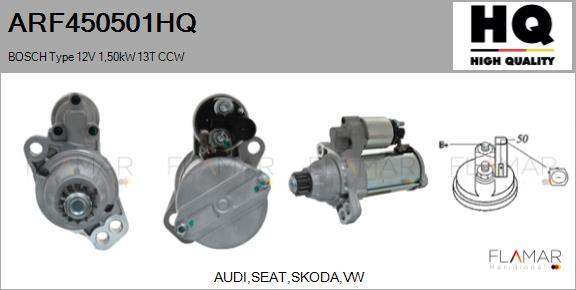FLAMAR ARF450501HQ - Démarreur droxauto.com