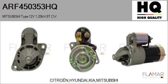 FLAMAR ARF450353HQ - Démarreur droxauto.com