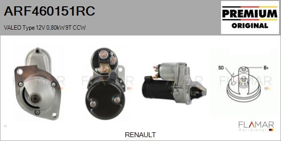 FLAMAR ARF460151RC - Démarreur droxauto.com