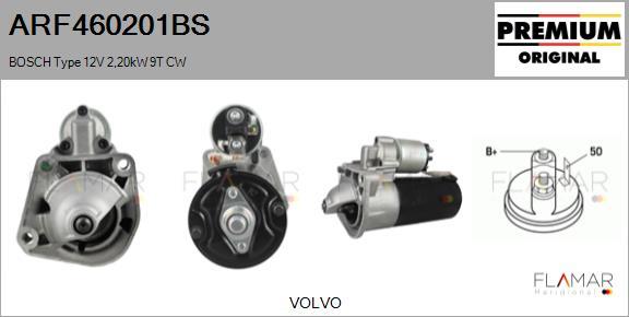 FLAMAR ARF460201BS - Démarreur droxauto.com