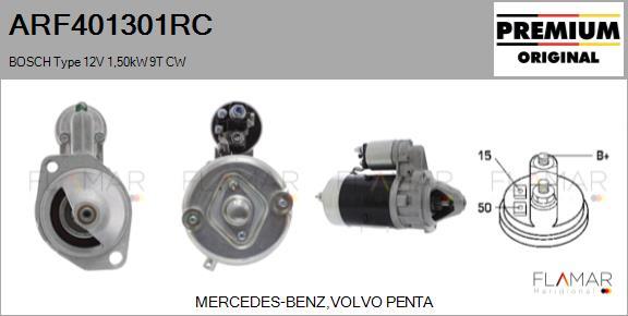 FLAMAR ARF401301RC - Démarreur droxauto.com