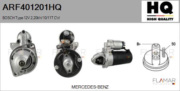 FLAMAR ARF401201HQ - Démarreur droxauto.com