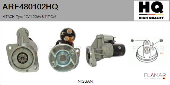 FLAMAR ARF480102HQ - Démarreur droxauto.com