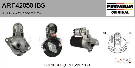FLAMAR ARF420501BS - Démarreur droxauto.com