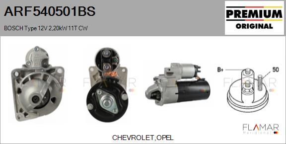 FLAMAR ARF540501BS - Démarreur droxauto.com