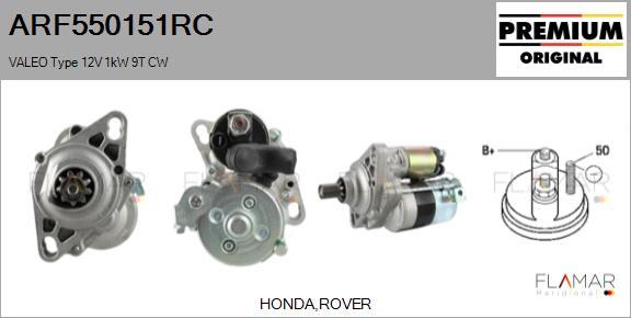 FLAMAR ARF550151RC - Démarreur droxauto.com