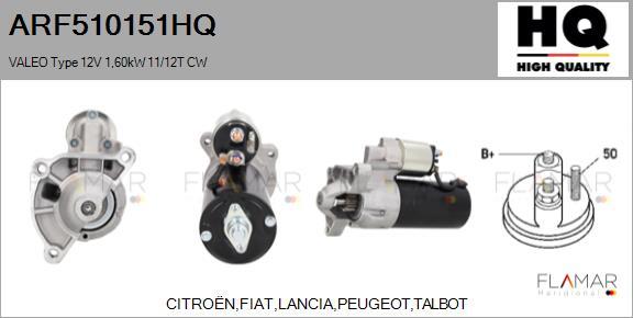 FLAMAR ARF510151HQ - Démarreur droxauto.com