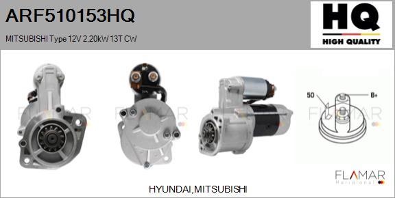 FLAMAR ARF510153HQ - Démarreur droxauto.com