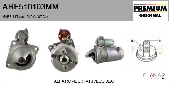 FLAMAR ARF510103MM - Démarreur droxauto.com