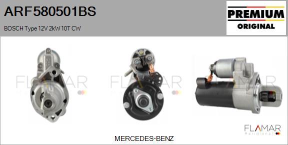 FLAMAR ARF580501BS - Démarreur droxauto.com