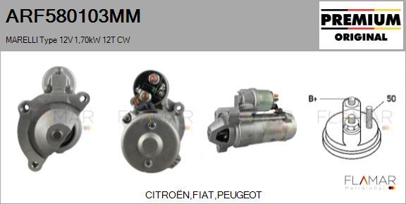 FLAMAR ARF580103MM - Démarreur droxauto.com