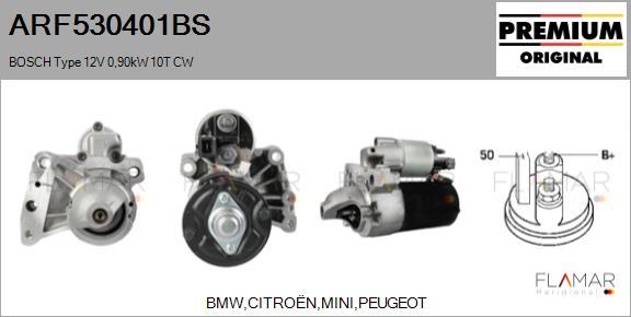 FLAMAR ARF530401BS - Démarreur droxauto.com