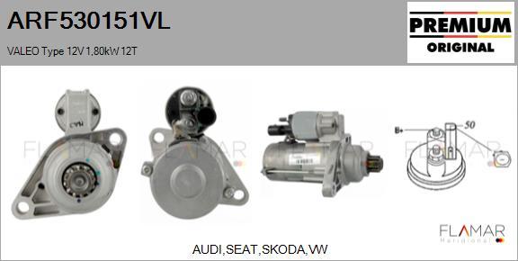 FLAMAR ARF530151VL - Démarreur droxauto.com