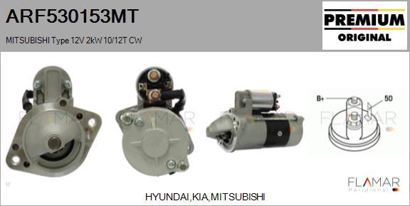 FLAMAR ARF530153MT - Démarreur droxauto.com