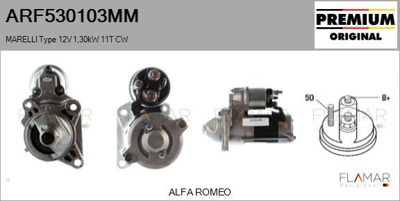 FLAMAR ARF530103MM - Démarreur droxauto.com