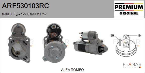 FLAMAR ARF530103RC - Démarreur droxauto.com