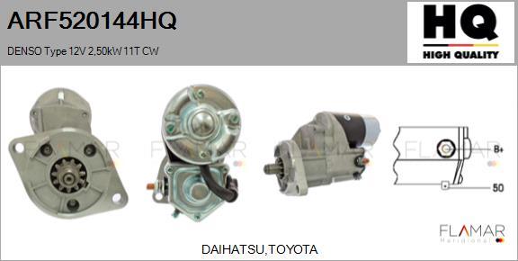 FLAMAR ARF520144HQ - Démarreur droxauto.com