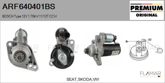 FLAMAR ARF640401BS - Démarreur droxauto.com