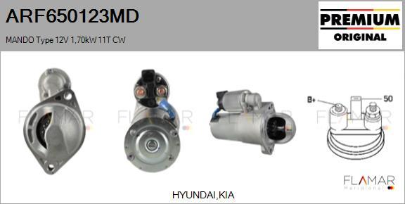 FLAMAR ARF650123MD - Démarreur droxauto.com
