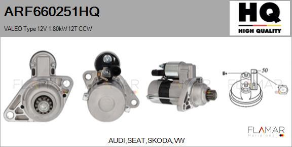 FLAMAR ARF660251HQ - Démarreur droxauto.com