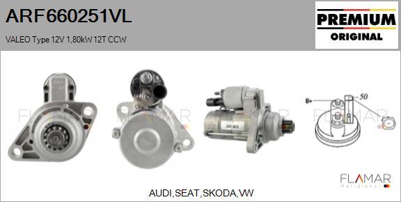 FLAMAR ARF660251VL - Démarreur droxauto.com