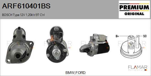 FLAMAR ARF610401BS - Démarreur droxauto.com