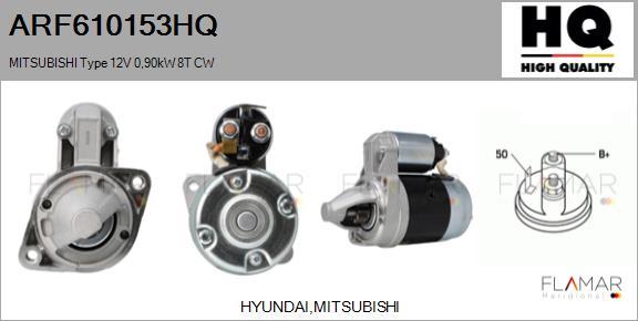FLAMAR ARF610153HQ - Démarreur droxauto.com