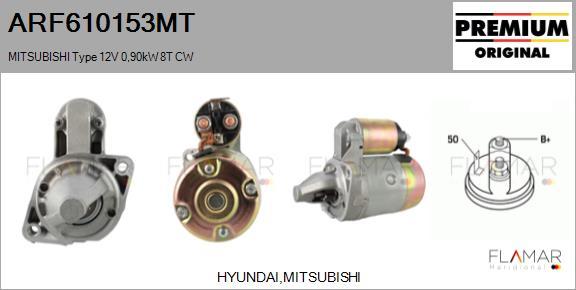FLAMAR ARF610153MT - Démarreur droxauto.com