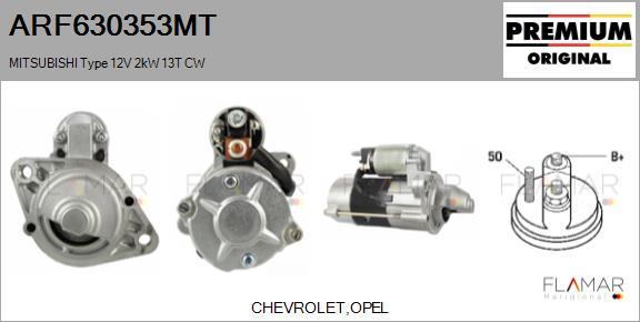 FLAMAR ARF630353MT - Démarreur droxauto.com