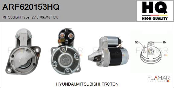 FLAMAR ARF620153HQ - Démarreur droxauto.com