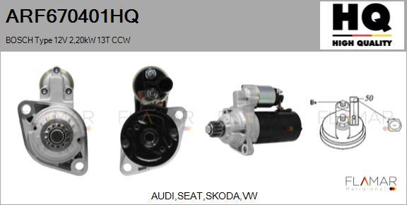 FLAMAR ARF670401HQ - Démarreur droxauto.com