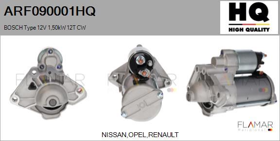 FLAMAR ARF090001HQ - Démarreur droxauto.com