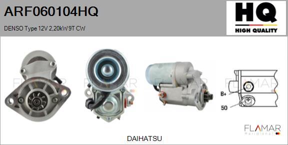 FLAMAR ARF060104HQ - Démarreur droxauto.com