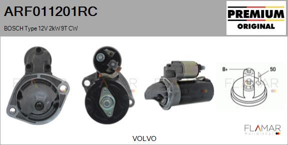 FLAMAR ARF011201RC - Démarreur droxauto.com
