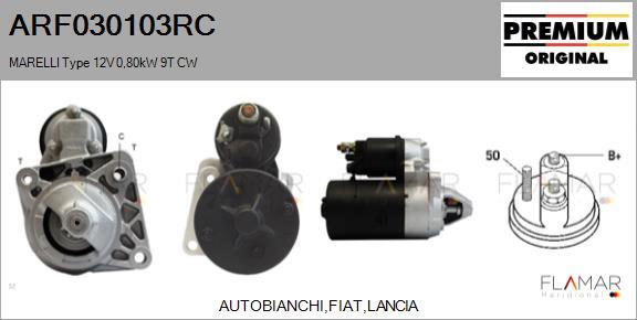 FLAMAR ARF030103RC - Démarreur droxauto.com