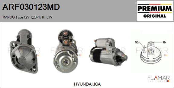 FLAMAR ARF030123MD - Démarreur droxauto.com