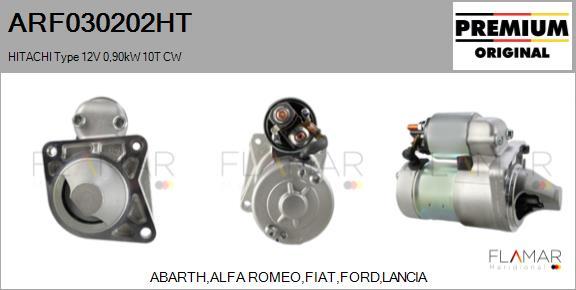 FLAMAR ARF030202HT - Démarreur droxauto.com