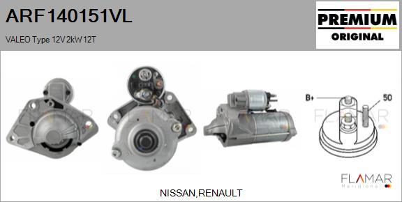 FLAMAR ARF140151VL - Démarreur droxauto.com