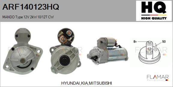 FLAMAR ARF140123HQ - Démarreur droxauto.com