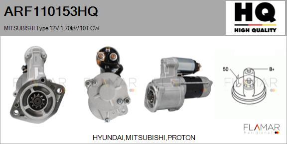 FLAMAR ARF110153HQ - Démarreur droxauto.com