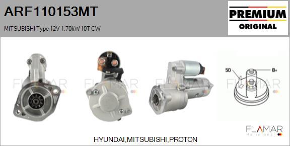 FLAMAR ARF110153MT - Démarreur droxauto.com