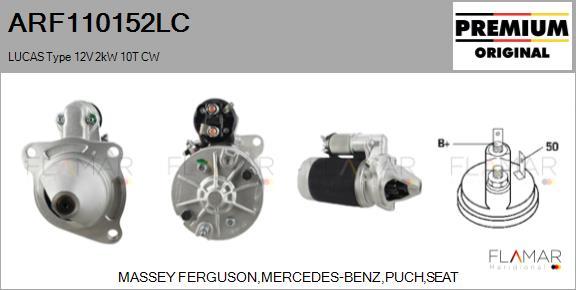 FLAMAR ARF110152LC - Démarreur droxauto.com