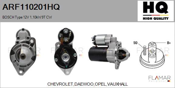 FLAMAR ARF110201HQ - Démarreur droxauto.com