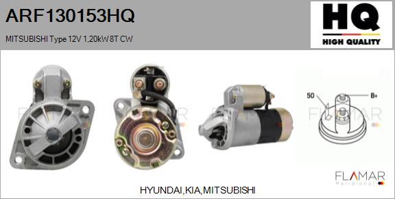 FLAMAR ARF130153HQ - Démarreur droxauto.com